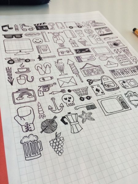 Рисуночки в тетради