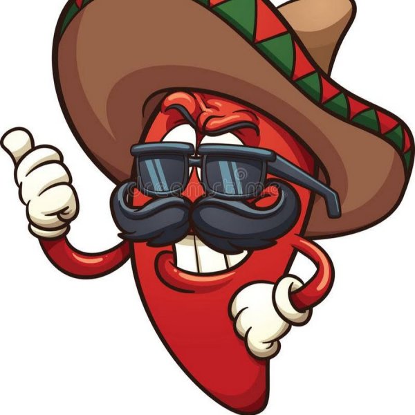 Перец в мексиканской шляпе