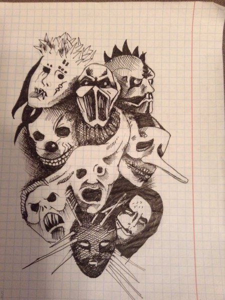 Страшные рисунки карандашом