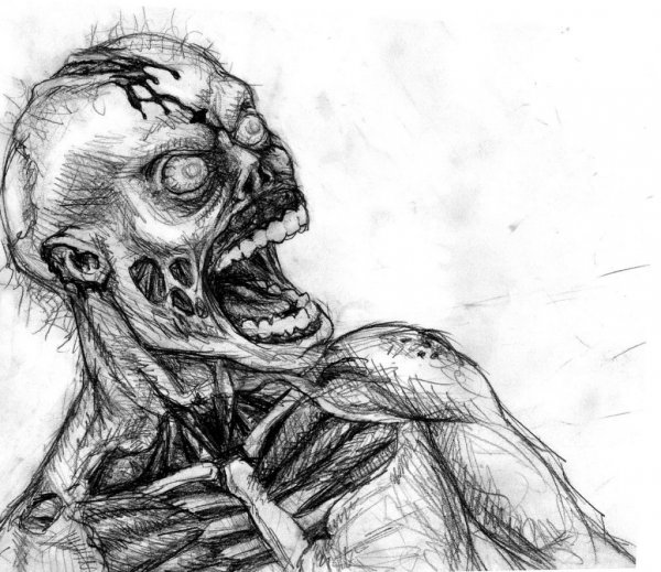 Страшные красивые рисунки