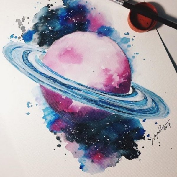 Космос красками