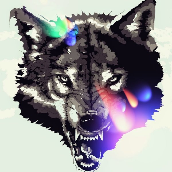 Волк на аву