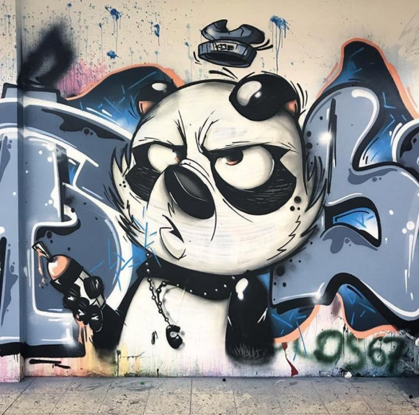 Граффити мультяшные