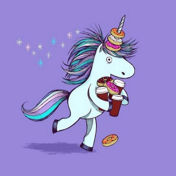 Единорог прикольный