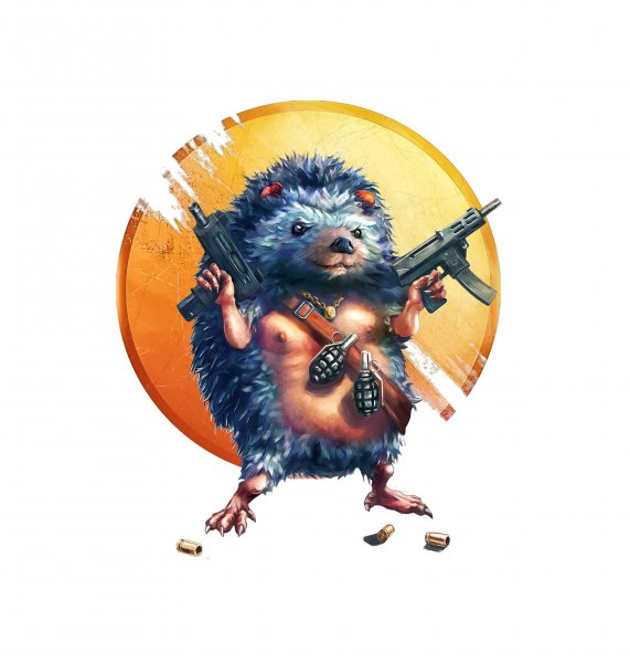 Злой еж арт