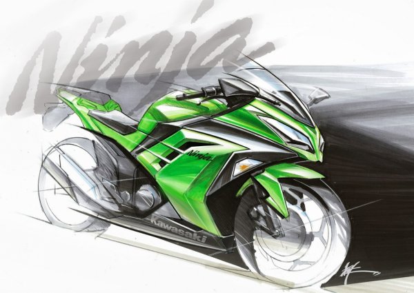 Kawasaki Ninja 300 габариты