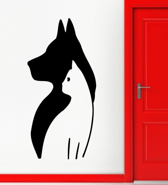 Трафарет на входную дверь