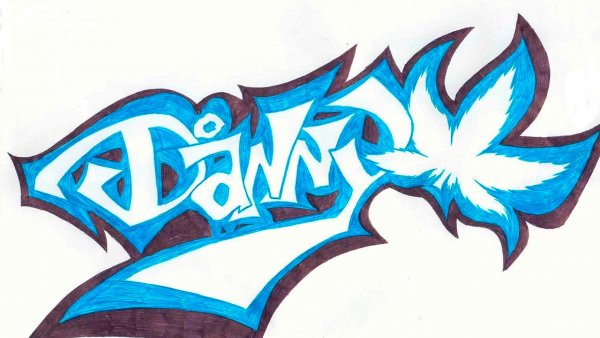 Граффити карандашом