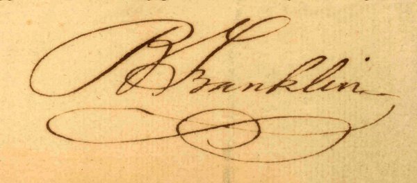 Бенджамин Франклин роспись