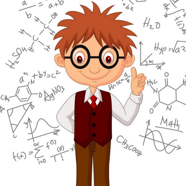 Умный человек мультяшный