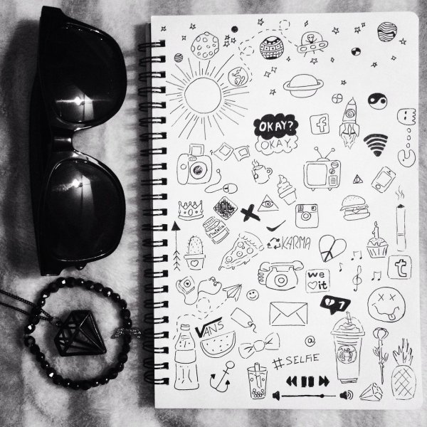 Маленькие рисунки для скетчбука