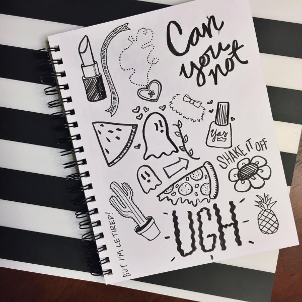 Маленькие рисунки для скетчбука