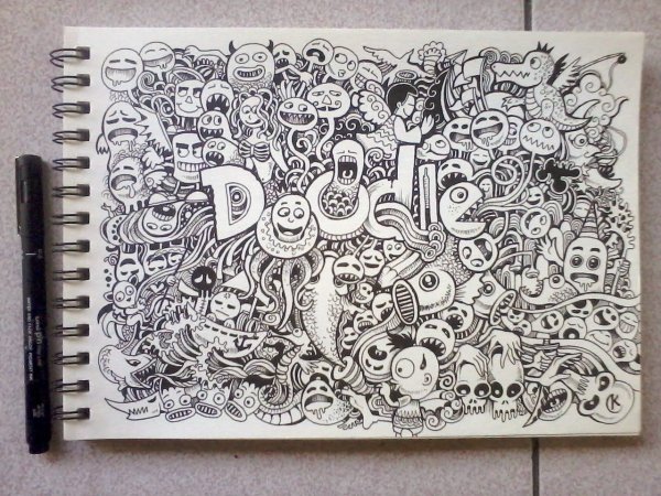 Doodle стиль рисования