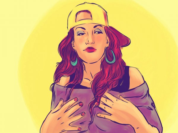 Красивые картинки девушек нарисованные