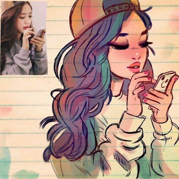 Герои Марвел карандашом