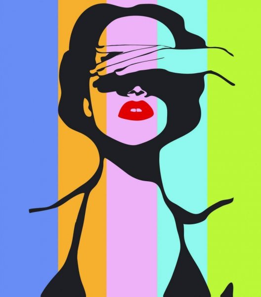 Иллюстрации в стиле поп-арт