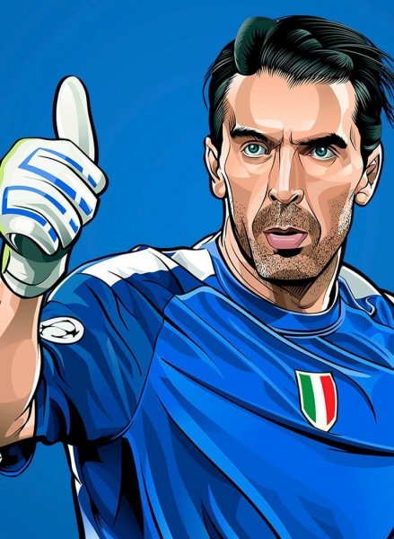 Буффон Джанлуиджи поп арт