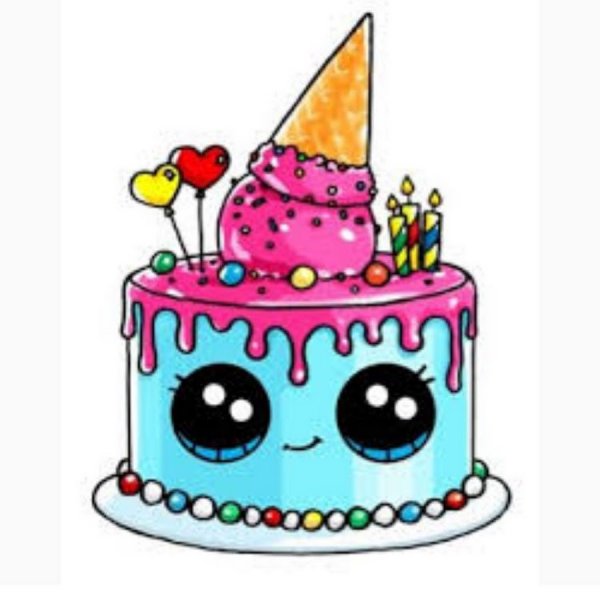 Лёгкие рисунки тортики