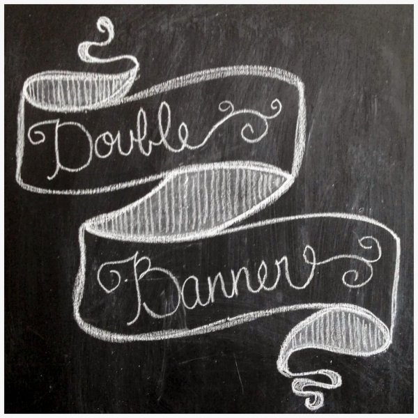 Рисунок мелками на грифельной доске