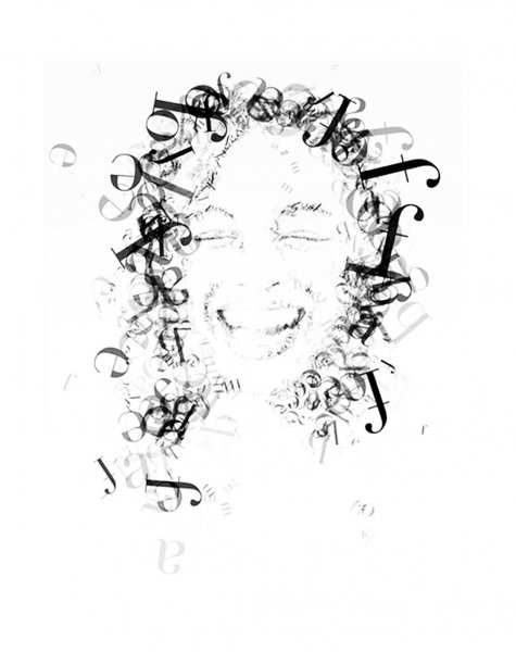 Картины с помощью шрифта