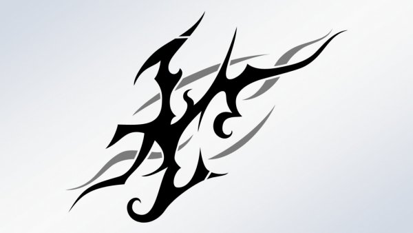 Крутые тату на бумаге