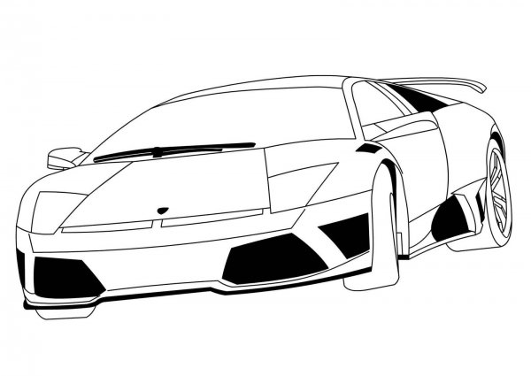 Lamborghini Veneno раскраска
