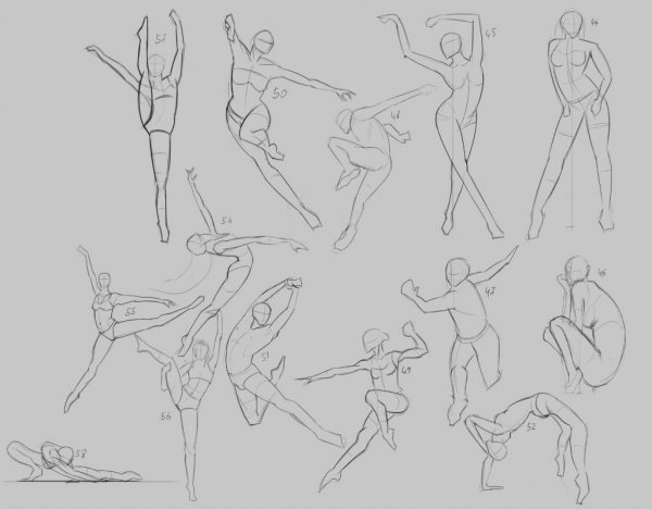 Позы для рисования