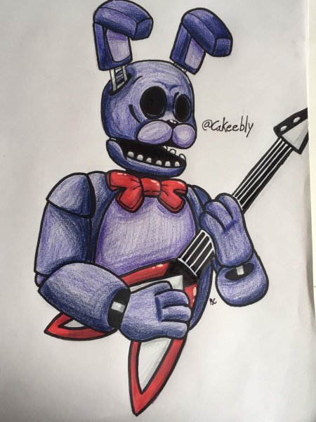 Рисунки ФНАФ Бонни