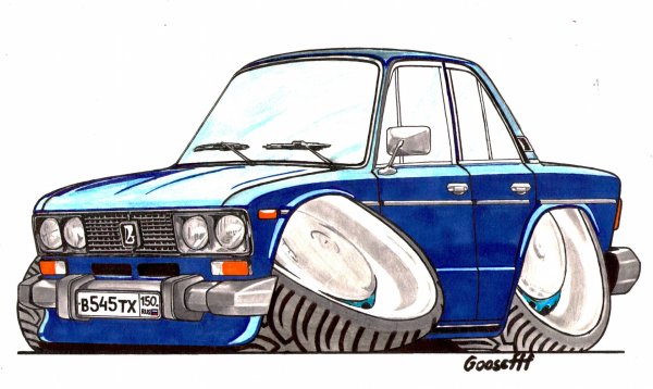 ВАЗ 2106 шарж