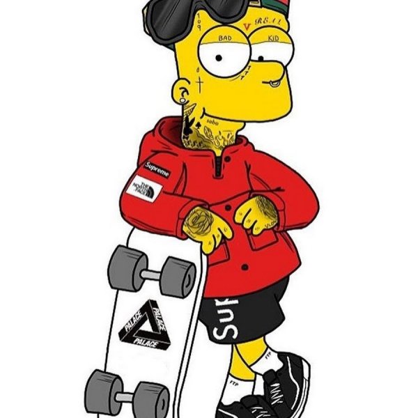 Барт симпсон крутой