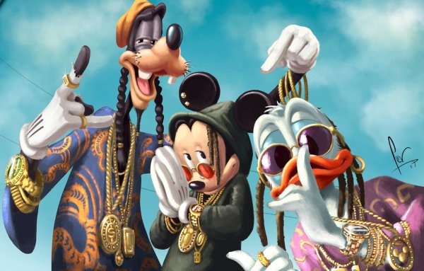 Микки Маус и Дональд дак