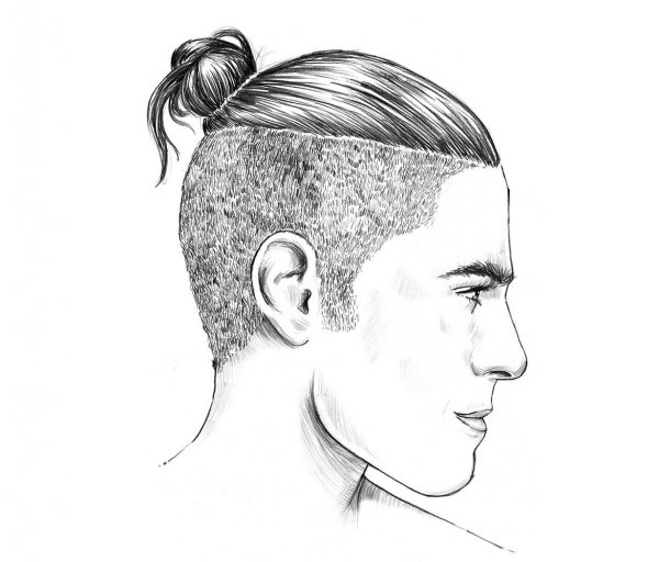 Мужские стрижки рисунки карандашом