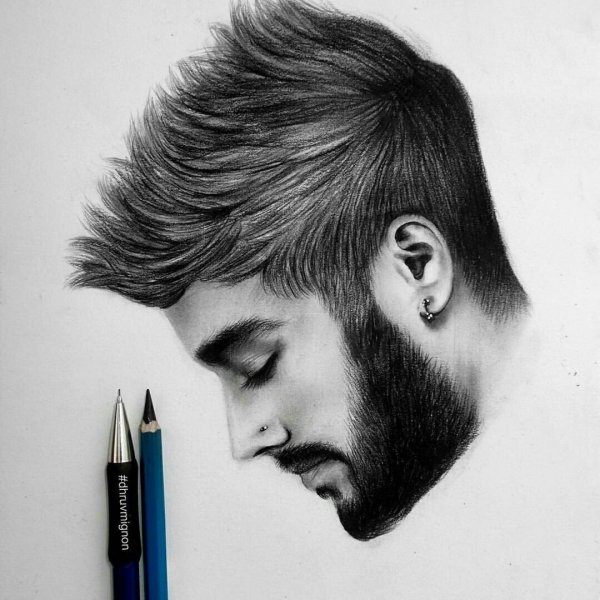 Зейн Малик рисунки