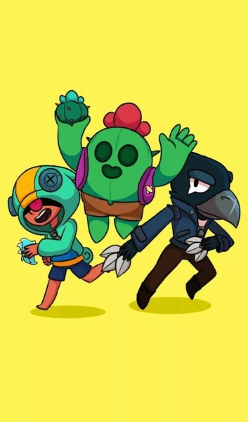 Ворон и Леон Brawl Stars