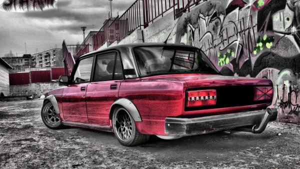 Тюнингованная ВАЗ 2107