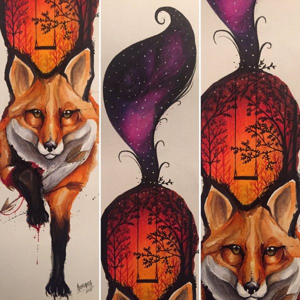 Лиса стилизация