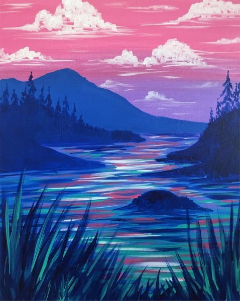 Стилизованный пейзаж