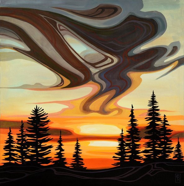 Bob Ross серьезные картины