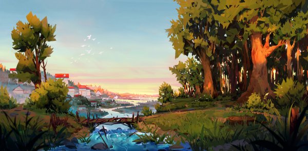 Украшения в пейзаже