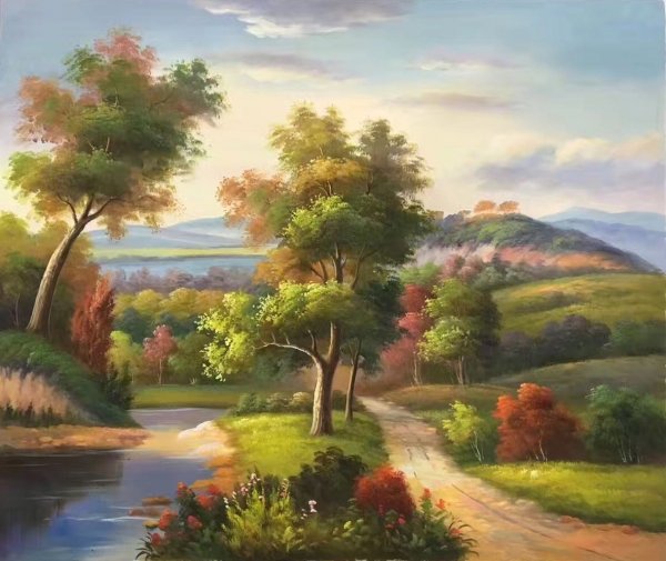 Красивые пейзажи для рисования