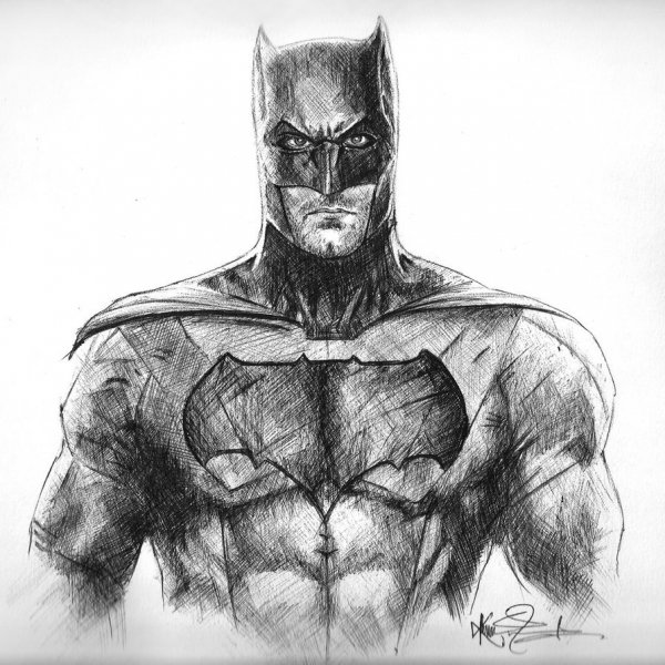 Бэтмен рисунок