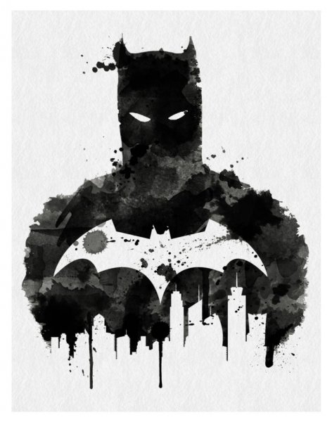 Силуэт Бэтмена