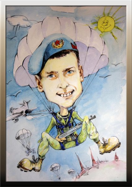 Шарж на военную тематику