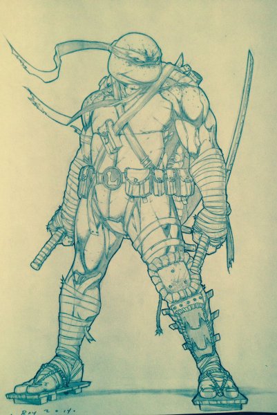 Рисунки Черепашки ниндзя 2014