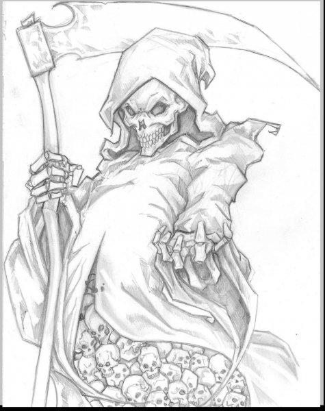 Смерть рисунок