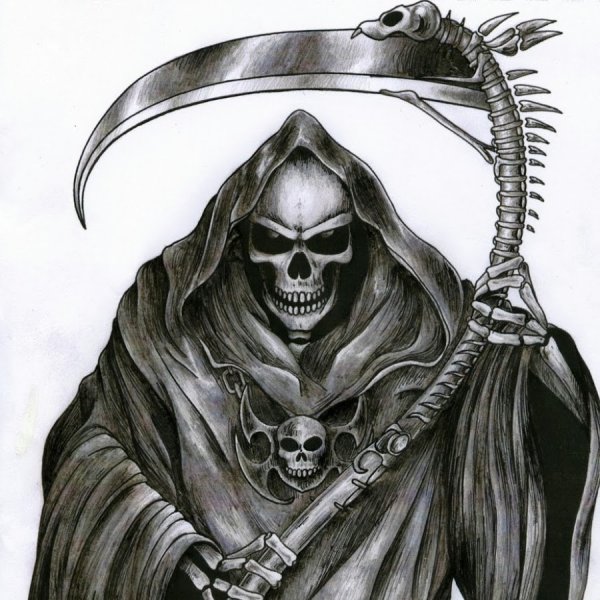 Смерть тату эскизы