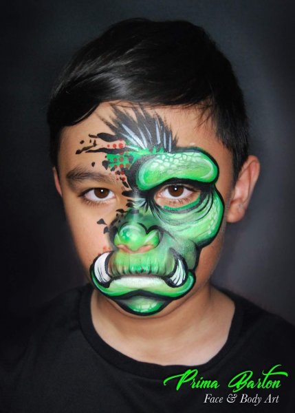 Смешной макияж для Хэллоуина