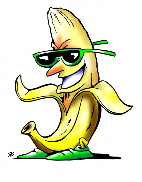 Банан в очках