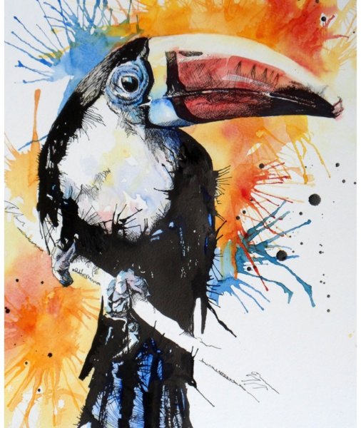 Акварельные Наброски животных