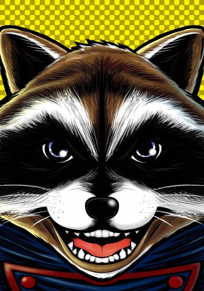 Енот на аву